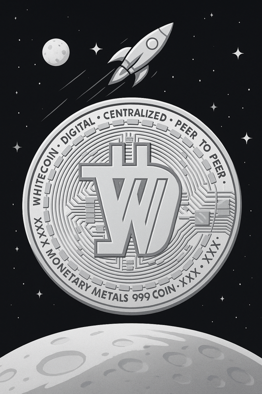 White Coin Logo